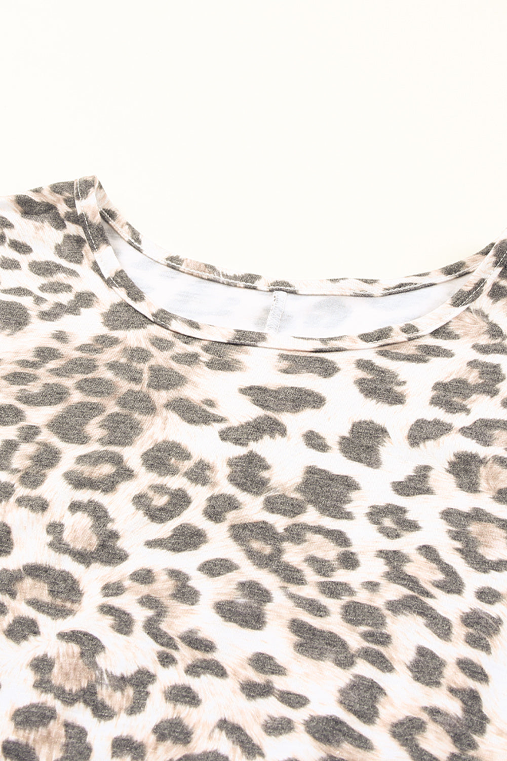 Casual Tiered Sleeveless Leopard Print Dress for Women