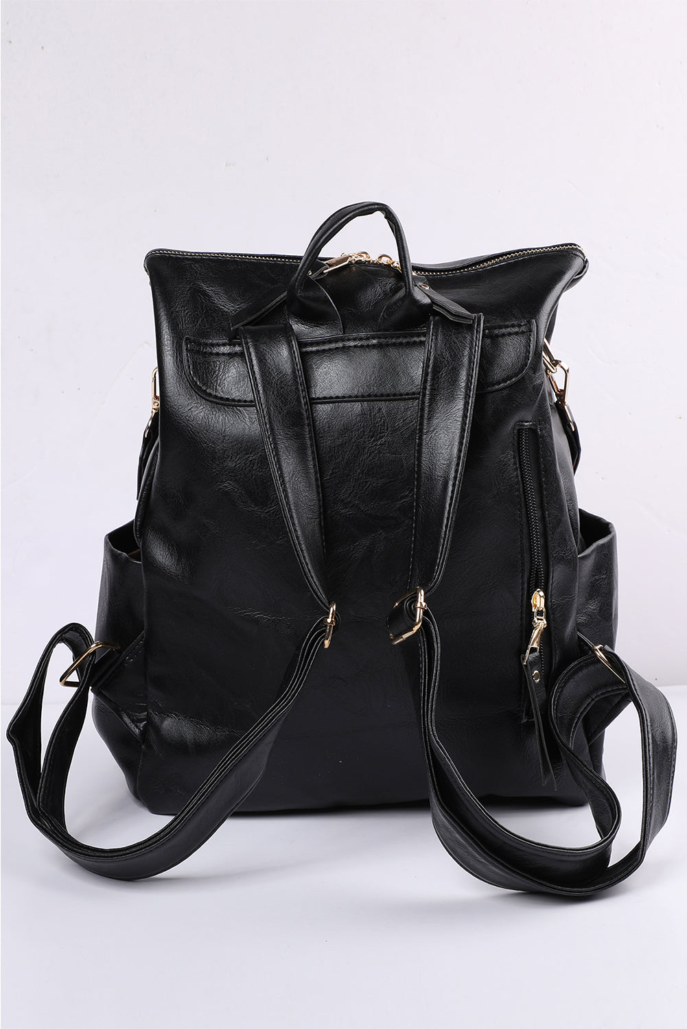 Black Casual Versatile Backpack